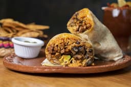Cheesy Beef Burrito