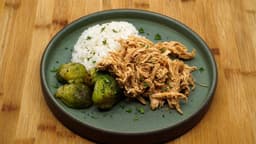 Creamy Fajita Shredded Chicken Bowl
